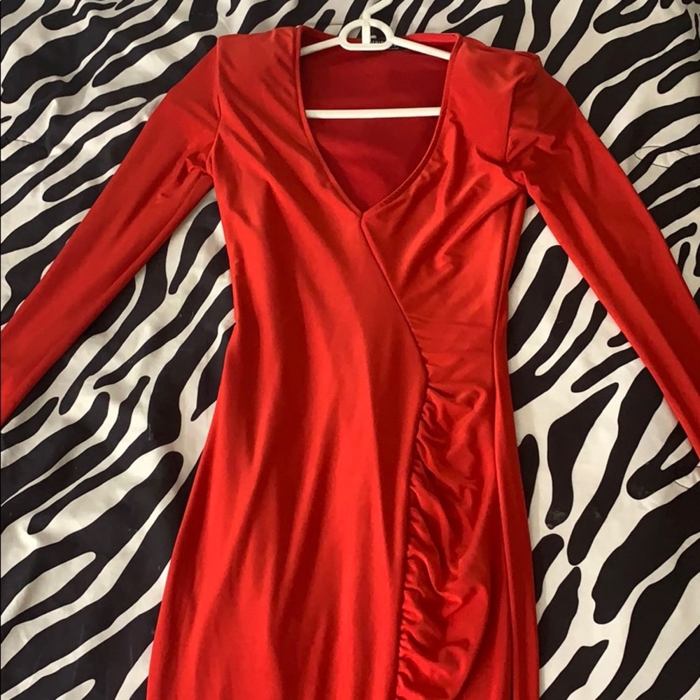 Red dress